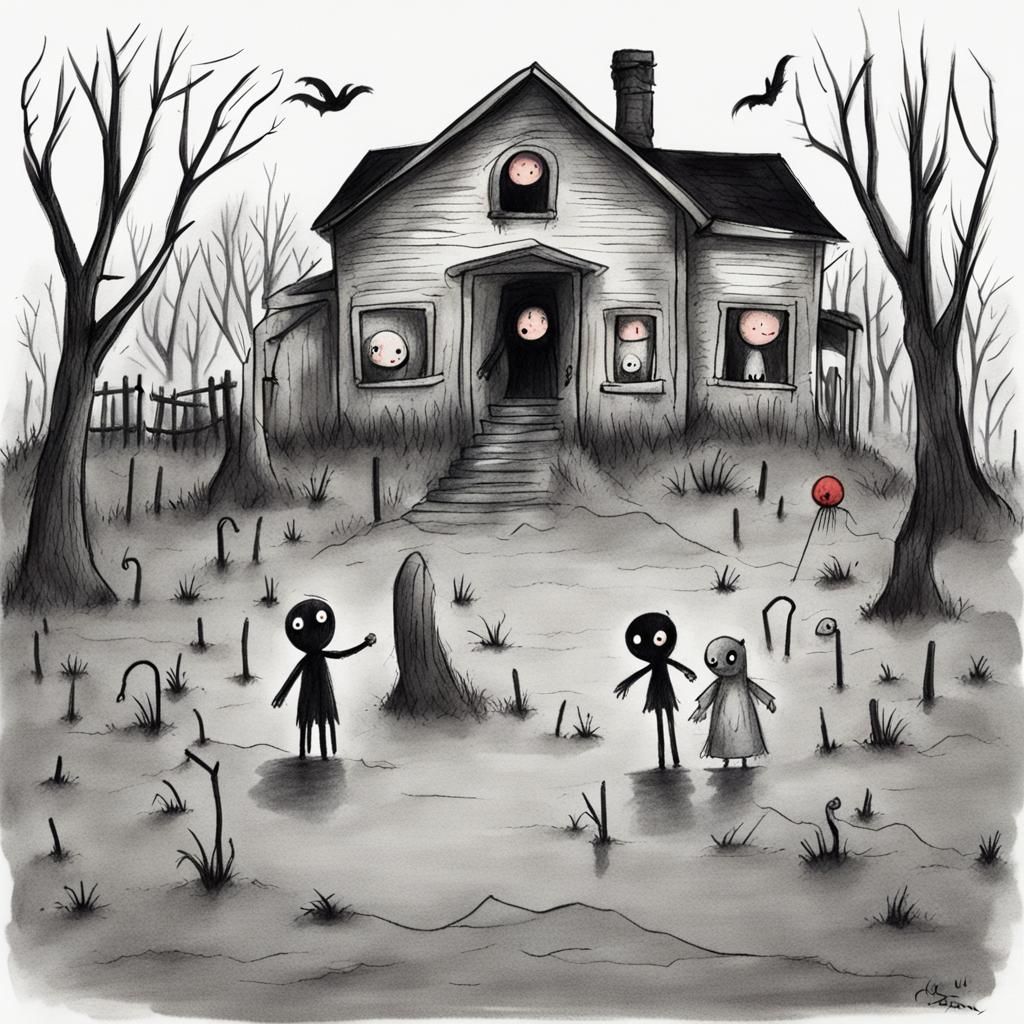 Creepy Children's Drawing