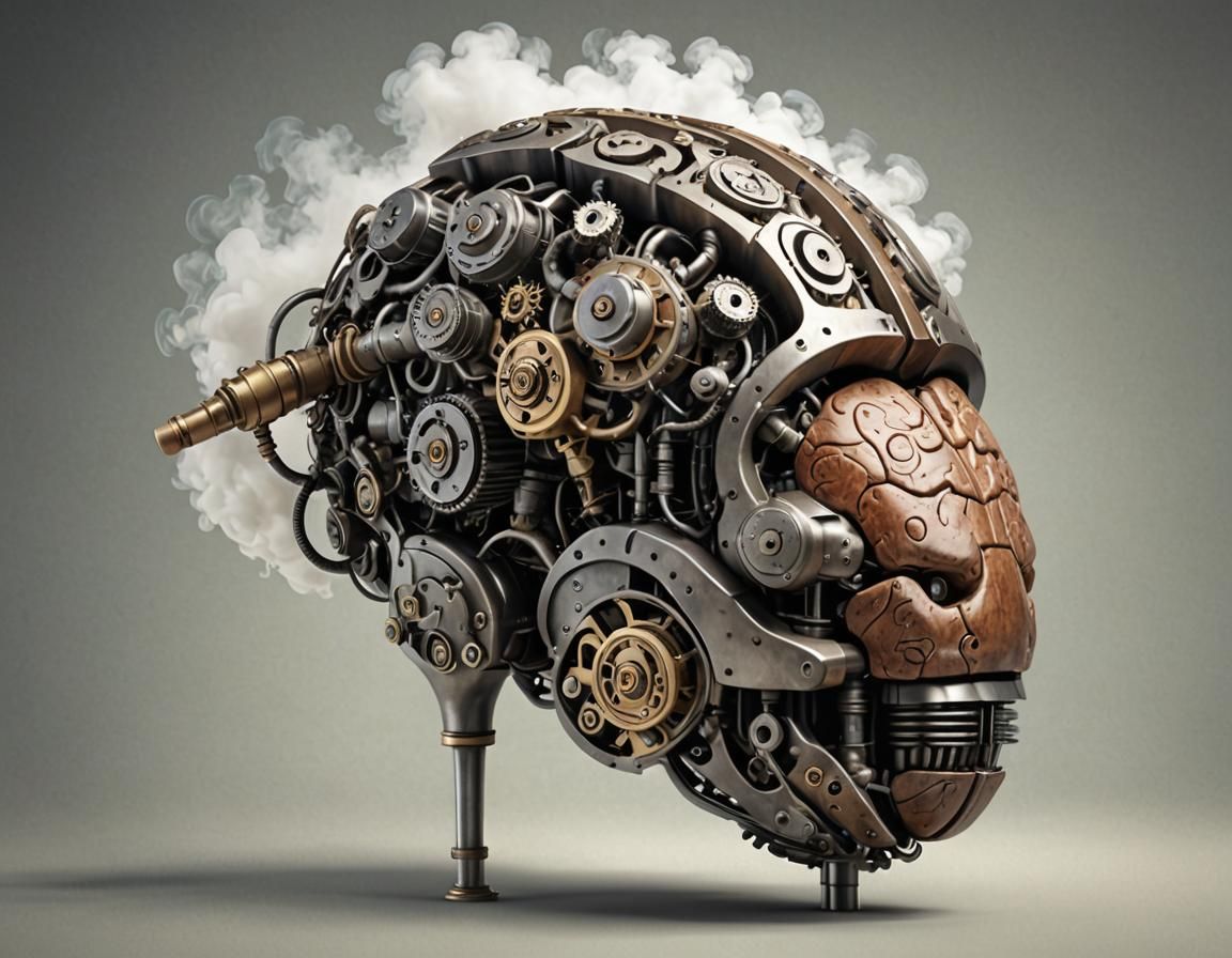 Steam-Powered Brain in Kangaroo High-Heels