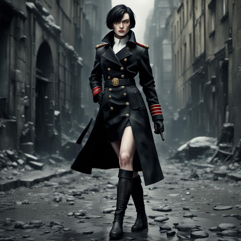 Warhammer 40k: Beautiful Female Commissar Portrait