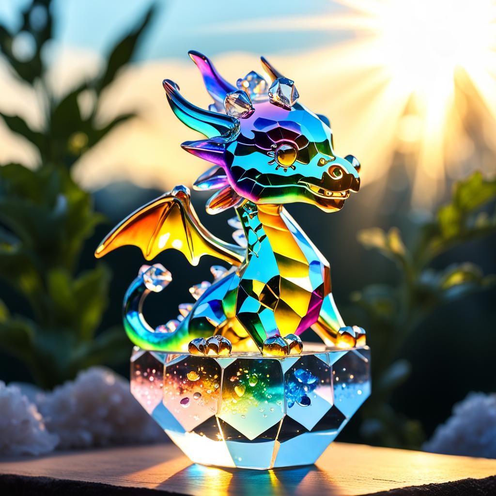 Dazzling crystal dragon (20% badge)