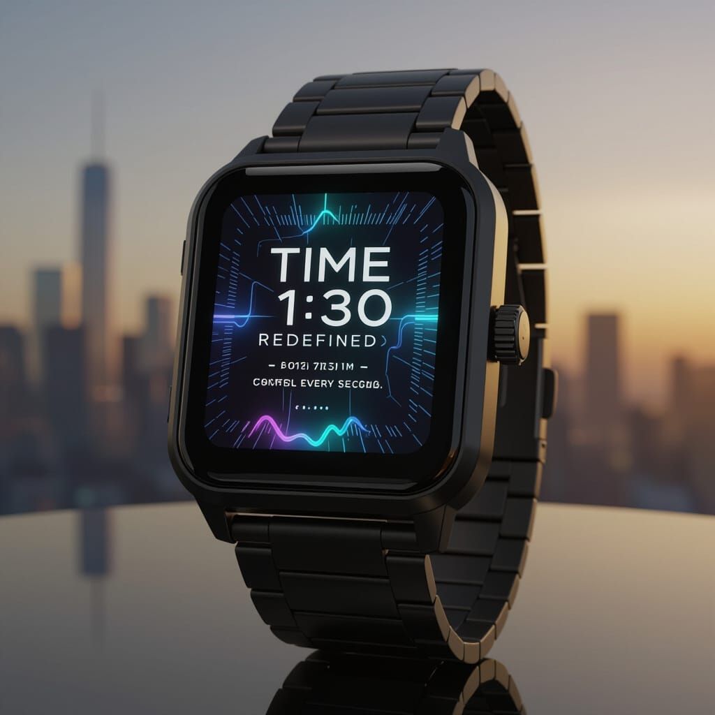 Futuristic Men's Watch: Time Redefined
