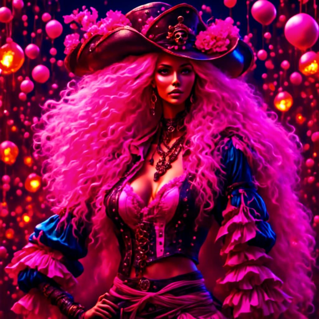 Pink Bubblegum Fashionista Pirate 2