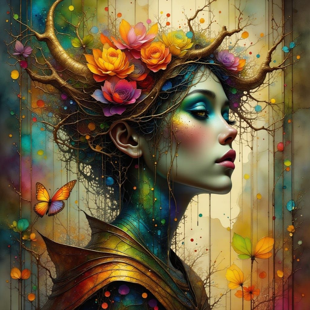 Ethereal Fantasy Art: Deep Roots in a Stormy World