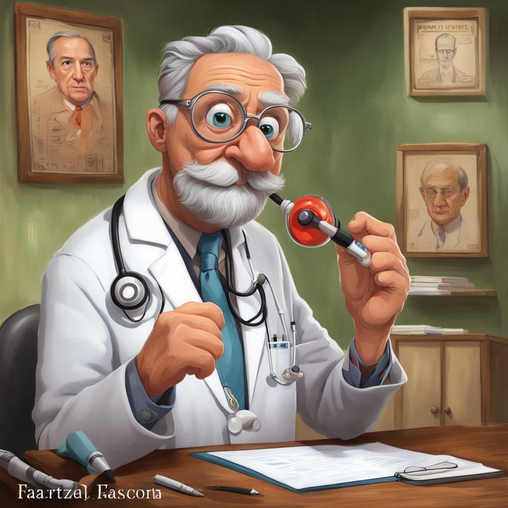 Pixar-Style Cartoon Character Portrait