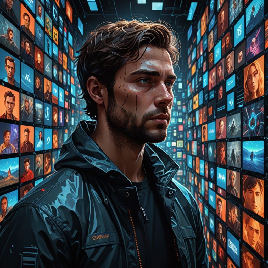 Surreal Digital Art of Infinite Consumption