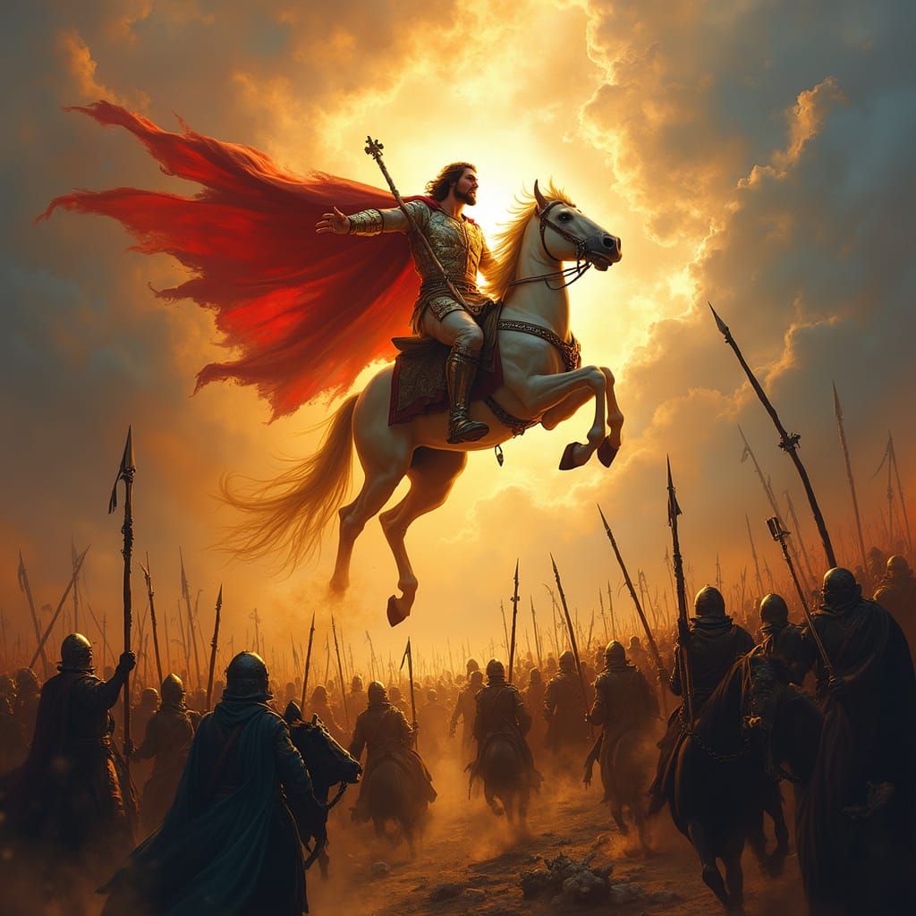 Jesus in Chariot of Fire Leads Celestial Army Against Darkne...