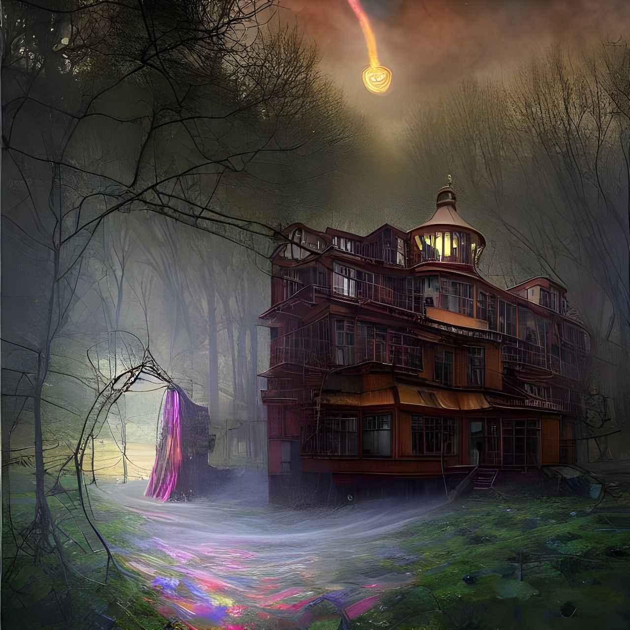 Magical Biological Forms with Prism Effect