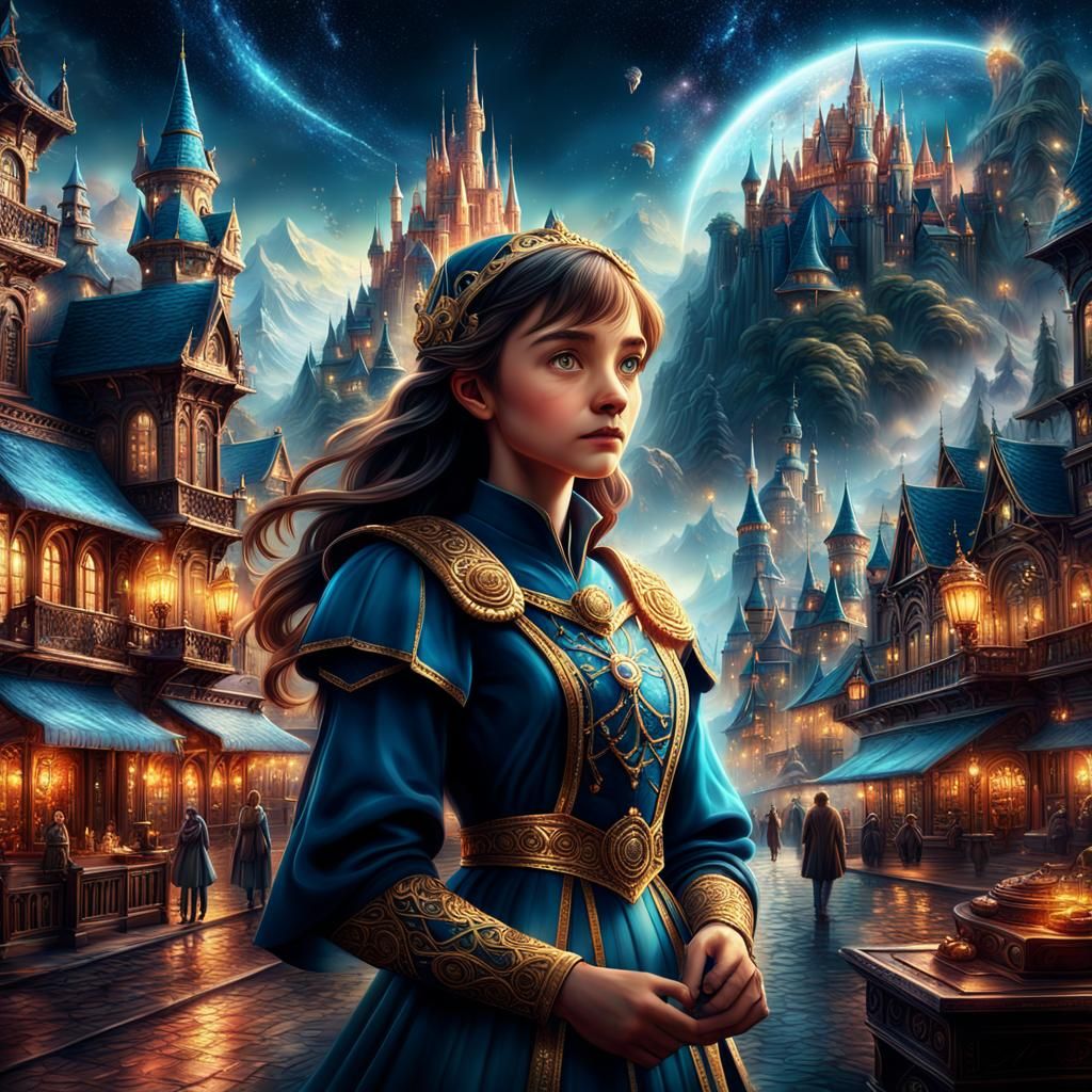 Sparkling Wonder: A Maximalist Digital Masterpiece