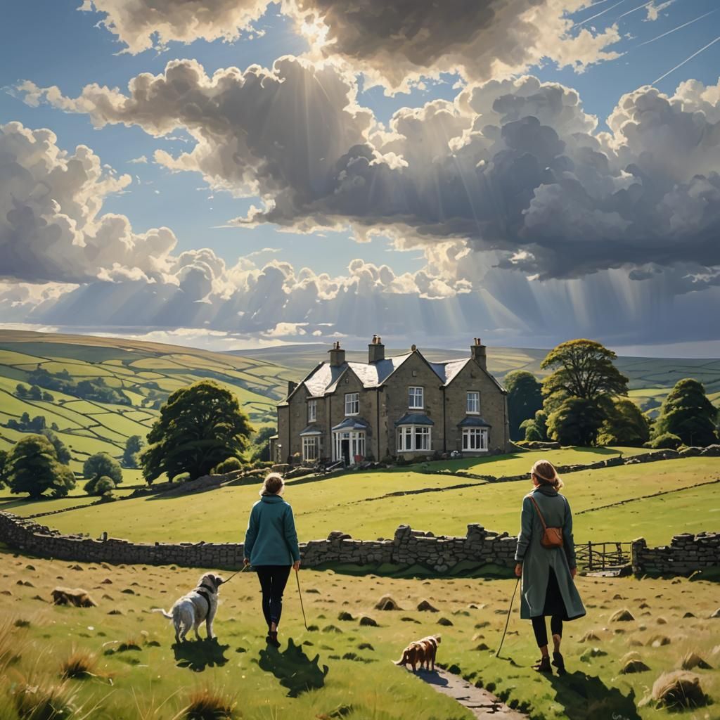 Yorkshire Dales House in Modern Art Style