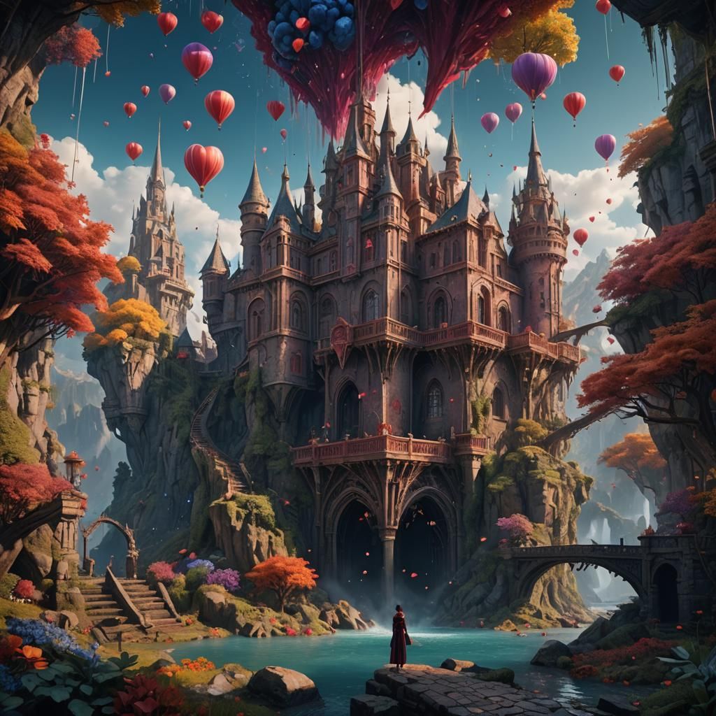 Fantastical Matte Painting: Falling in Love