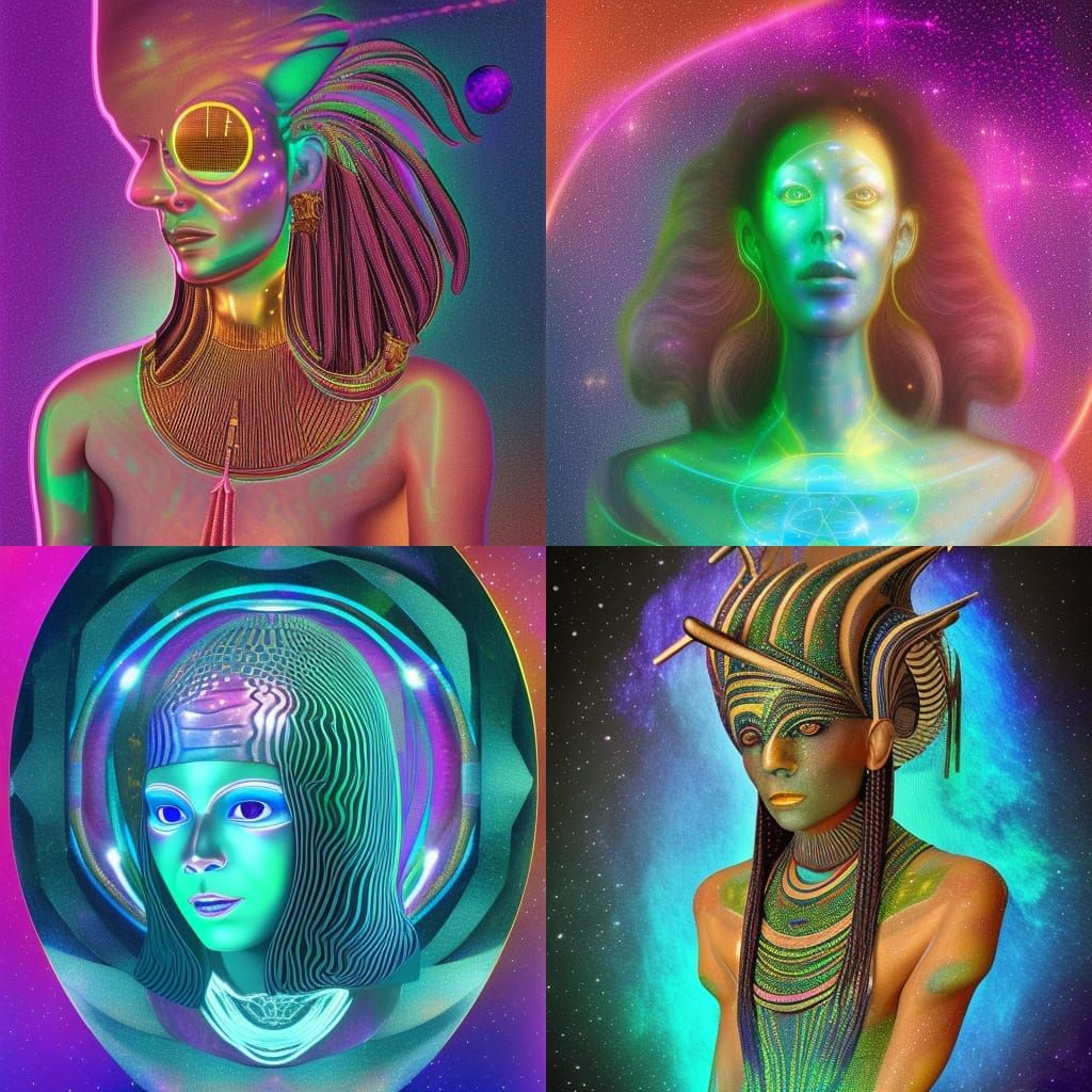 Consort of Thoth: Holographic Cosmic Illustration