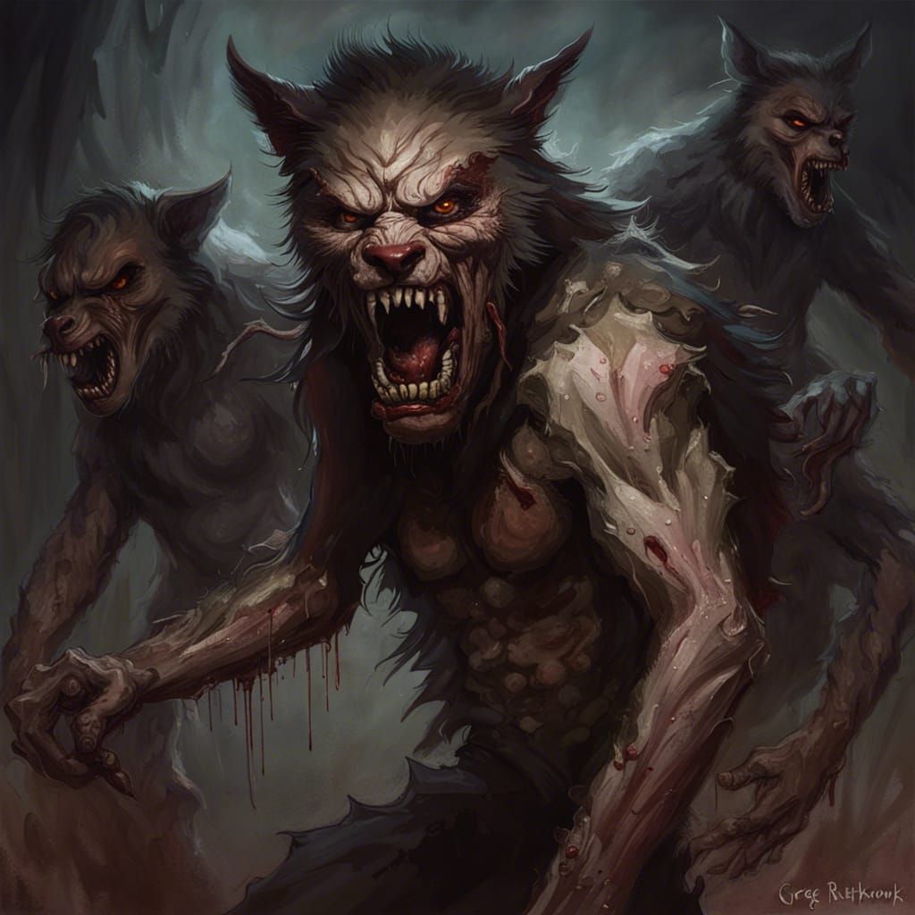 Sinister Rotting Werewolf