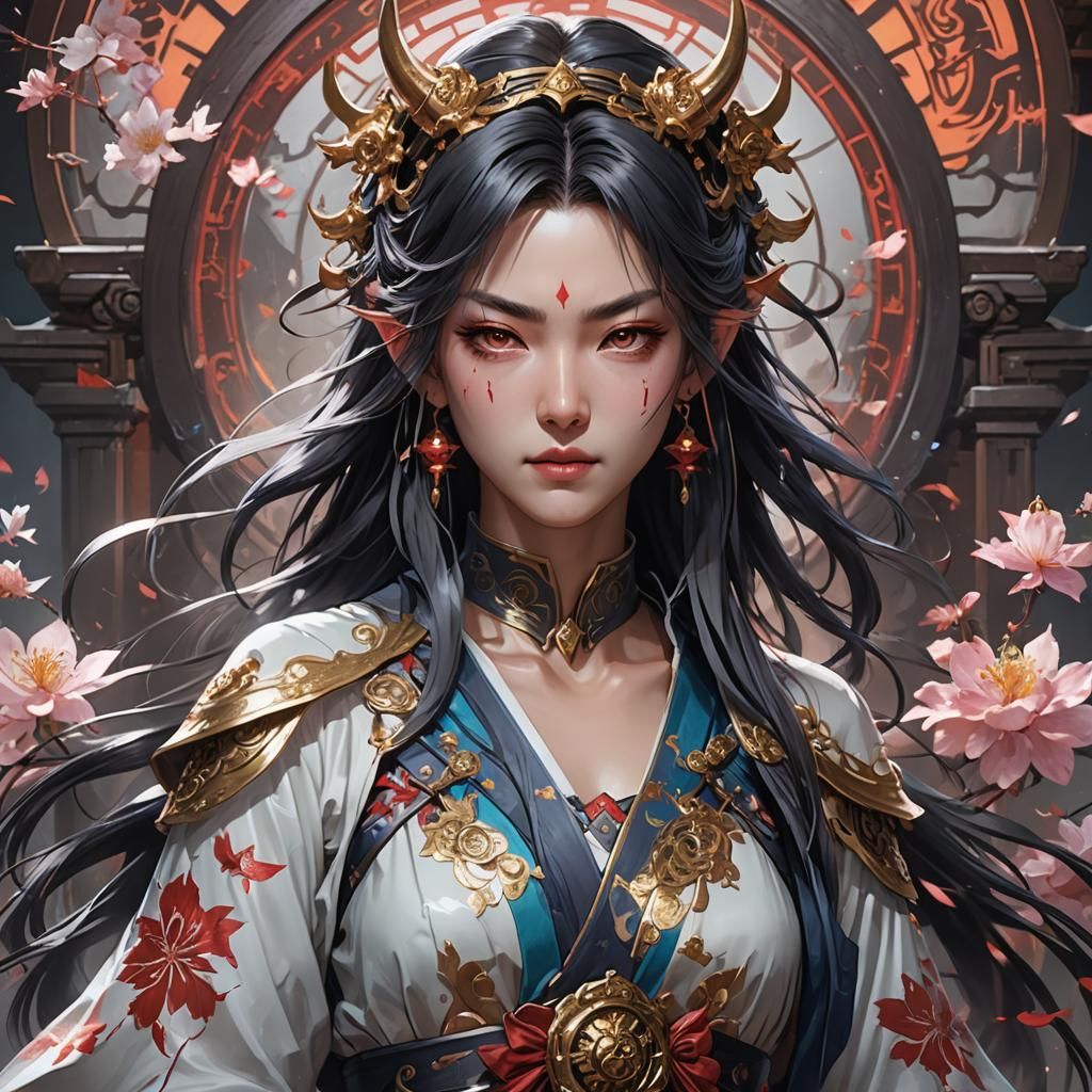 Clarity Bell Portrait in Detailed Art Style