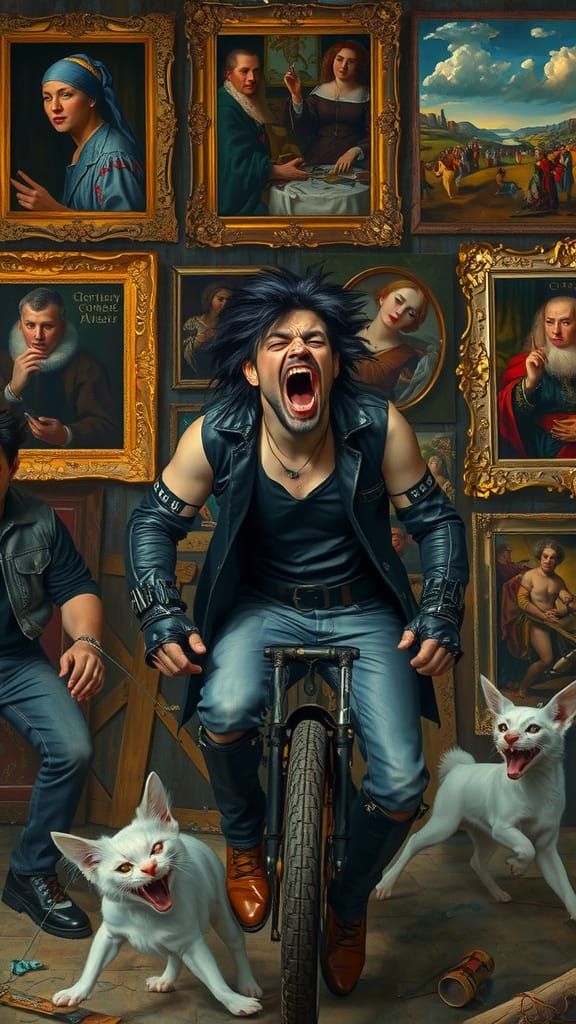 Headbangers Crash a Renaissance Art Gallery