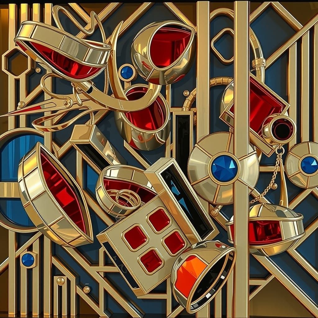 Hyperrealistic Expressive Sculpture of Reflected Glory