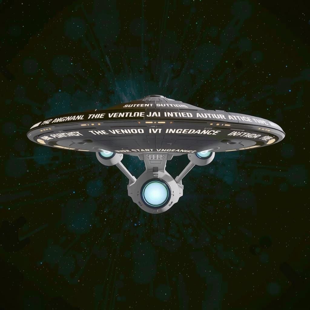 Star Trek's USS Vengeance Destroyer in Epic Space Battle