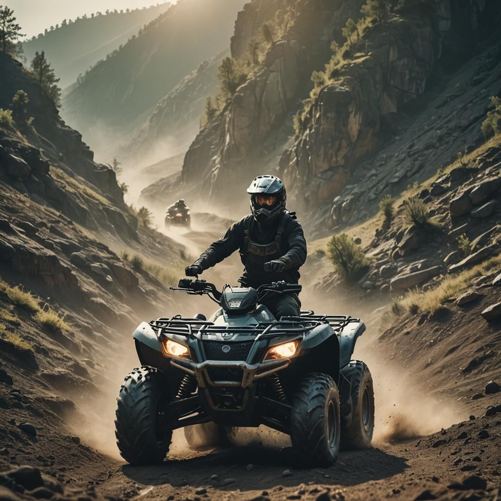 ATV Rider: Cinematic Film Still