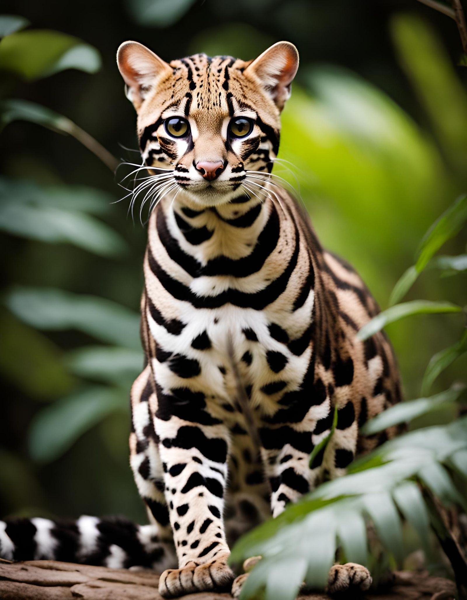 Ocelot in Jungle: Wildlife Photography
