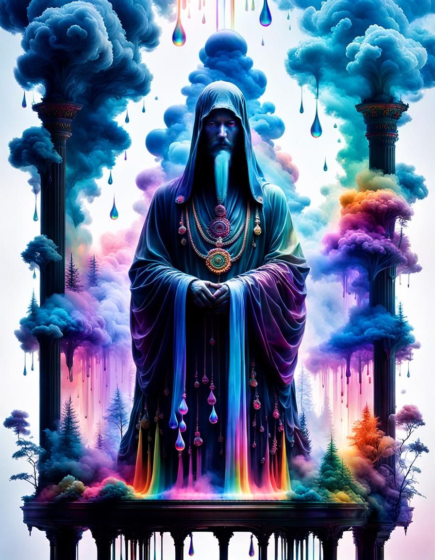 Spectral Ghost Made of Rainbow Smoke