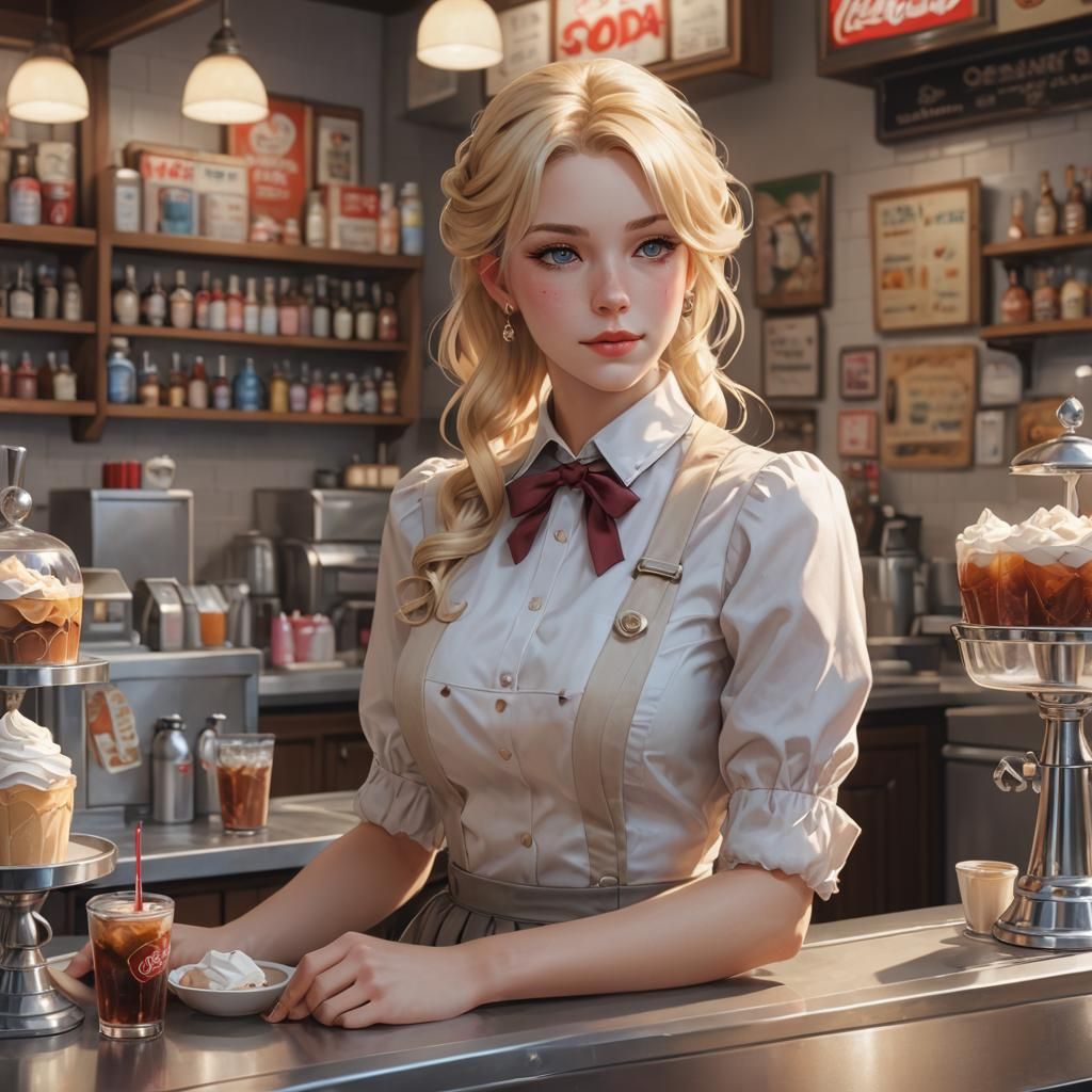 soda fountain waitress
