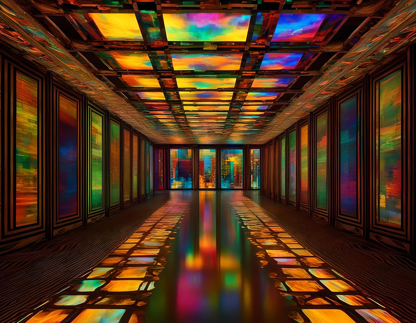 Translucent Glitch Architecture Reveals Old Philosophy