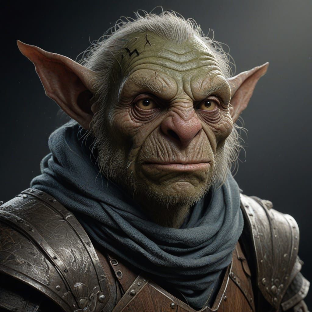 Goblin Warrior in Muted Armor