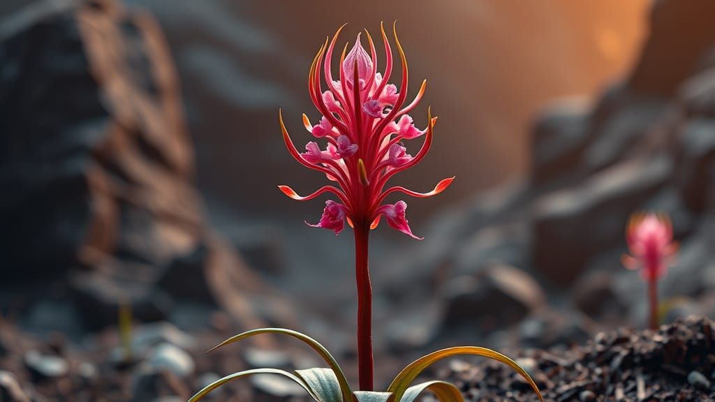 Flaming Peak Orchid