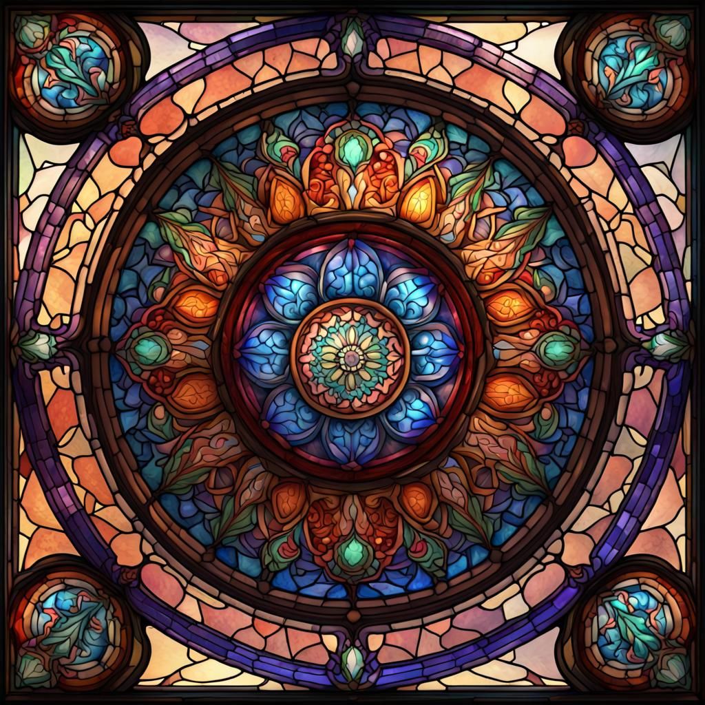 Stained Glass Mandala