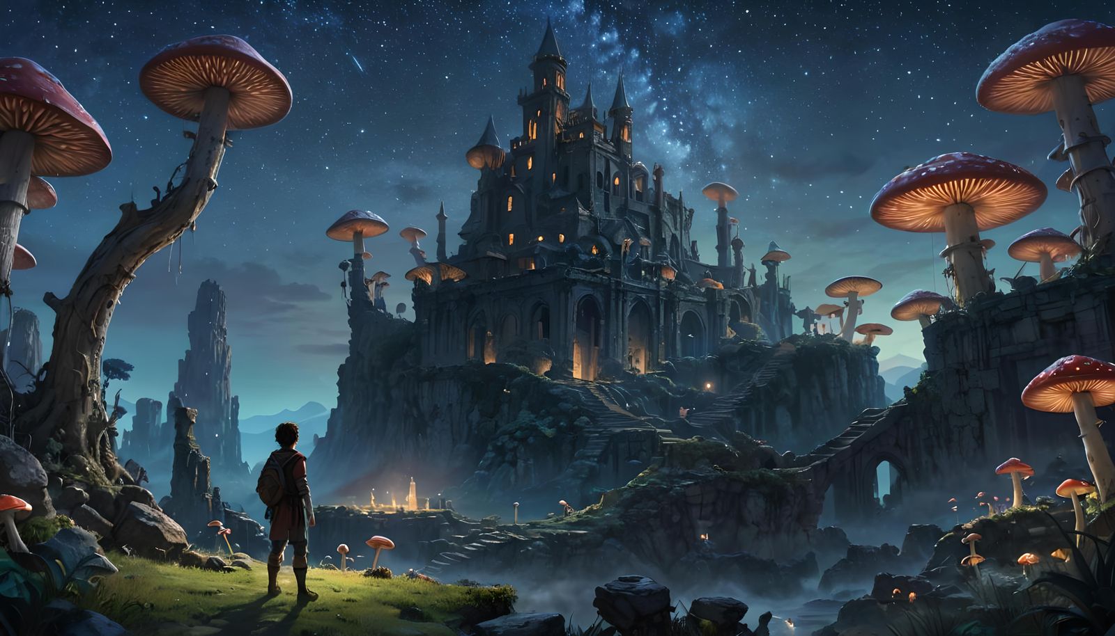 Fantasy Landscape from a Hero's Journey