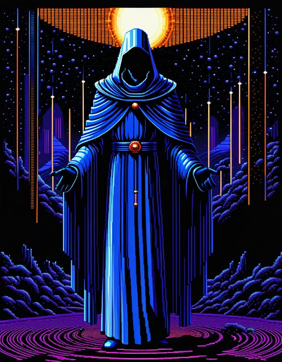 Echo: Time Weaver in 16-bit Pixel Art