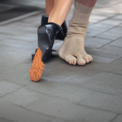 AI Generated Image of a Foot
