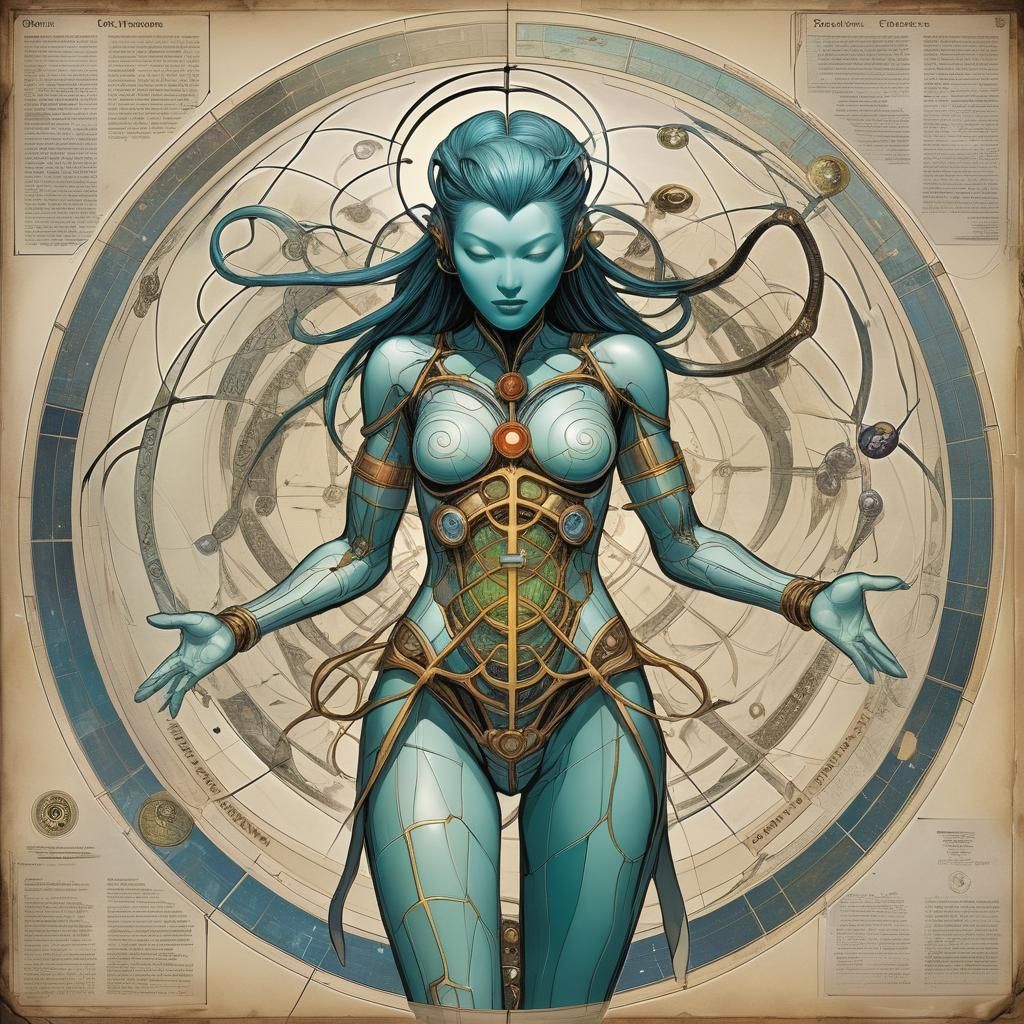 Awaiting the Archon: Calligraphic Multiverse Manifestation