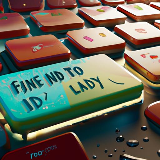 Pixar-Style Keyboard: 3D Digital Art