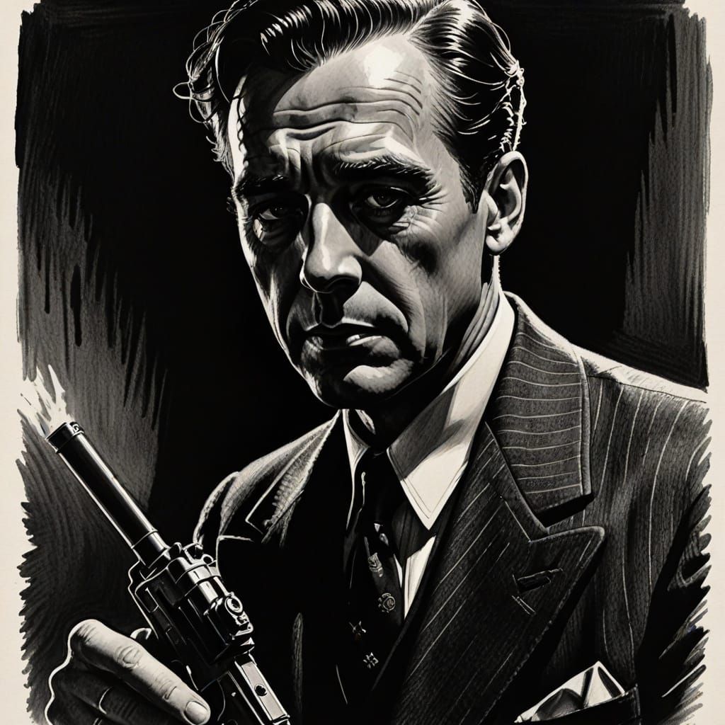 Sam Spade and the Maltese Falcon: a Noir Sketch