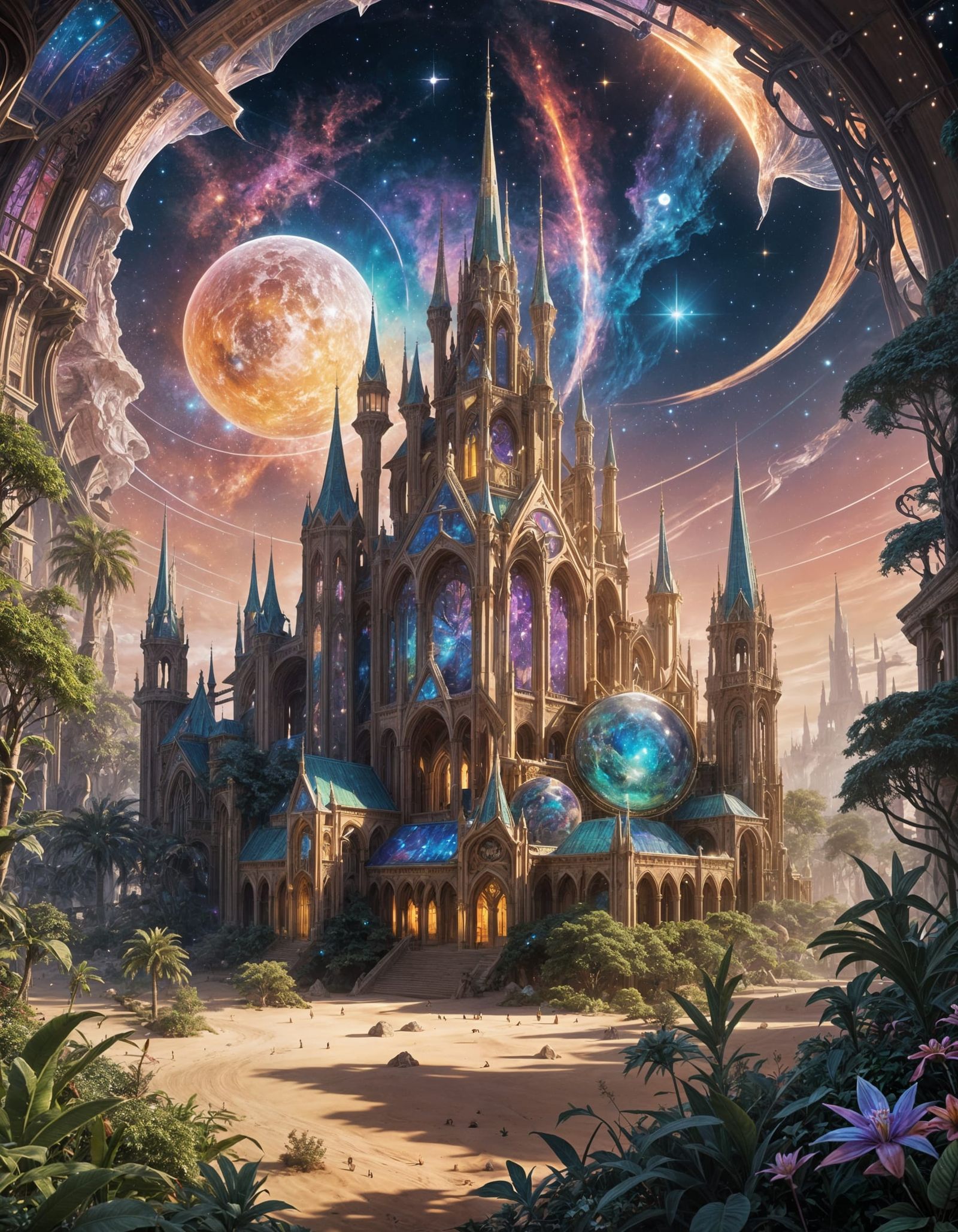 Crystal Palace in Time-Warped Space Oasis