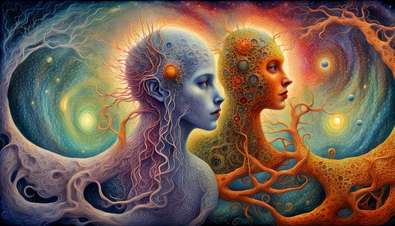 Gnostic Notions: Surreal Cosmic Fantasy Art