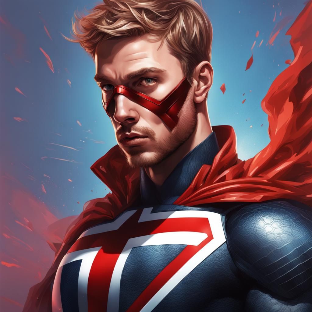 England Reimagined: Male Superhero Concept Art