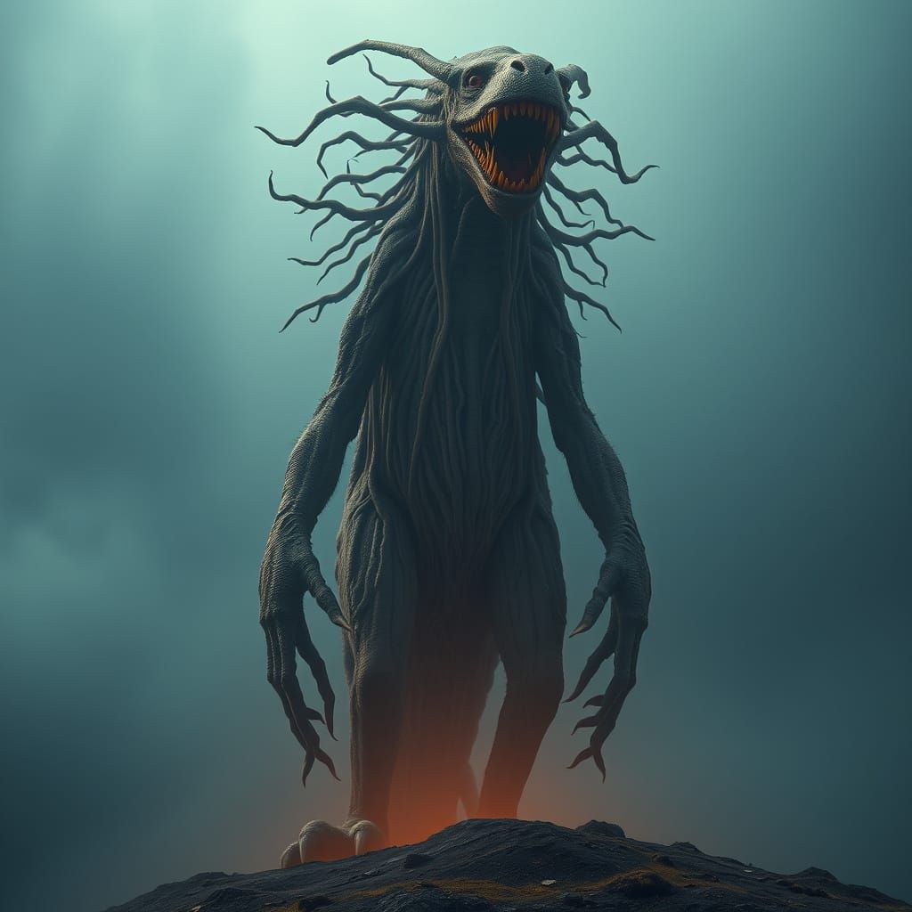 Towering Unknown Creature in Wildlife Photography