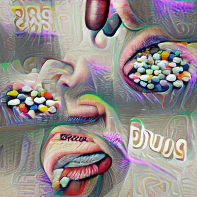 Pharmaceutical Pills and Capsules on Reflective Surface