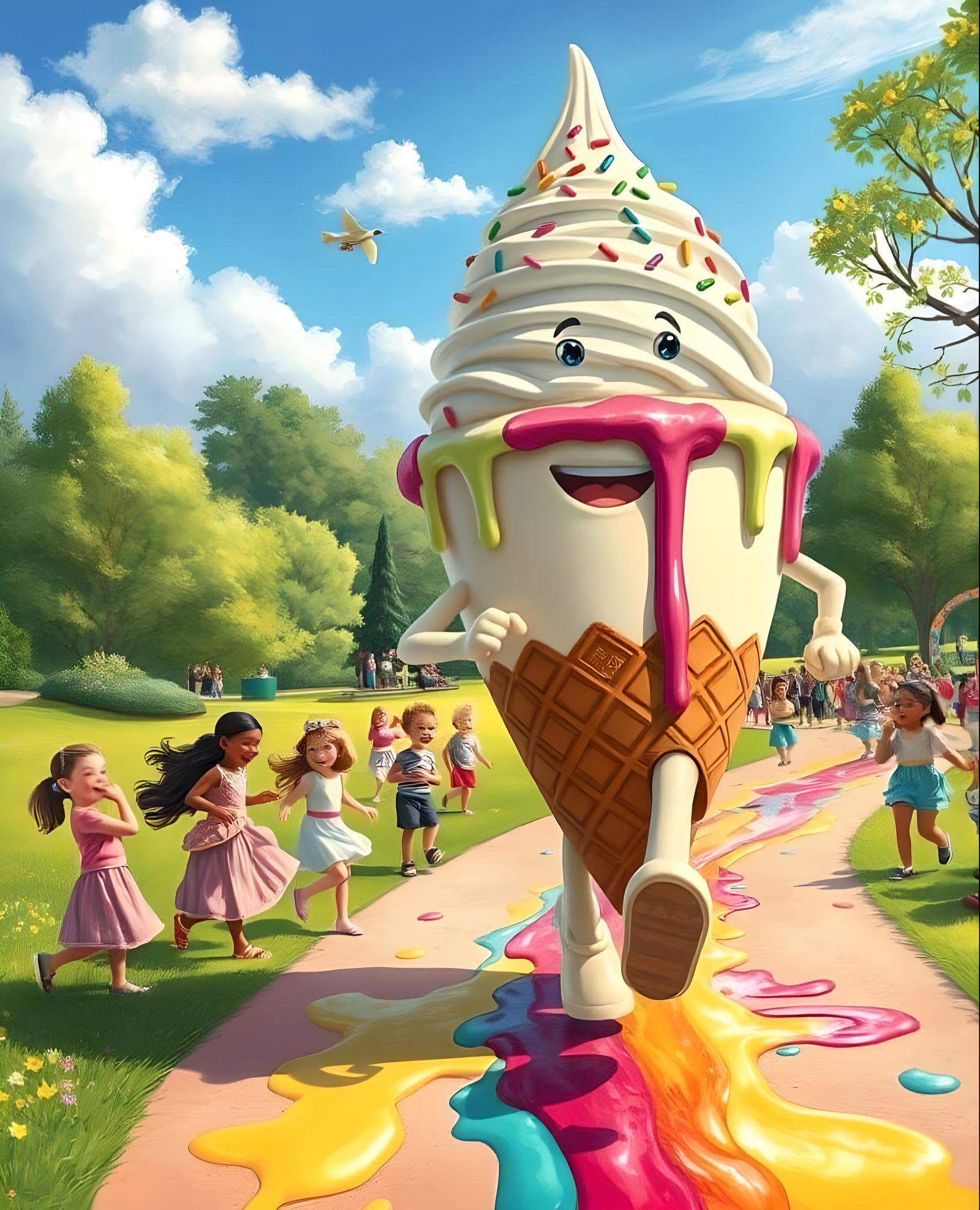 Joyful Ice Cream Sundae Sprint