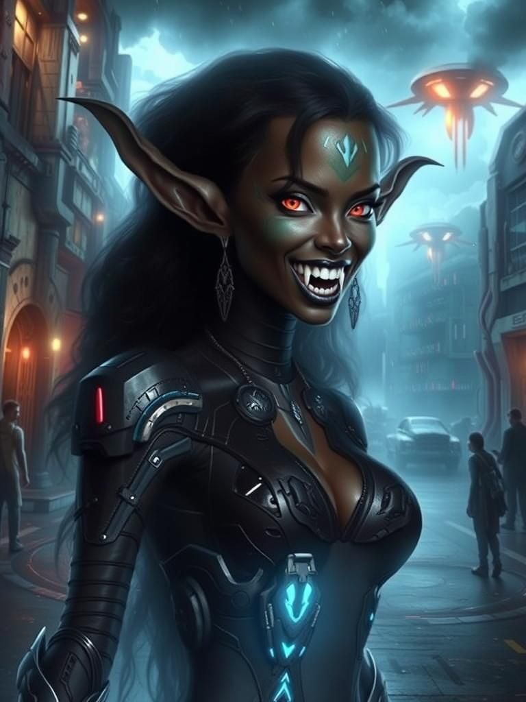 Sci-Fi Vampire Elf 12