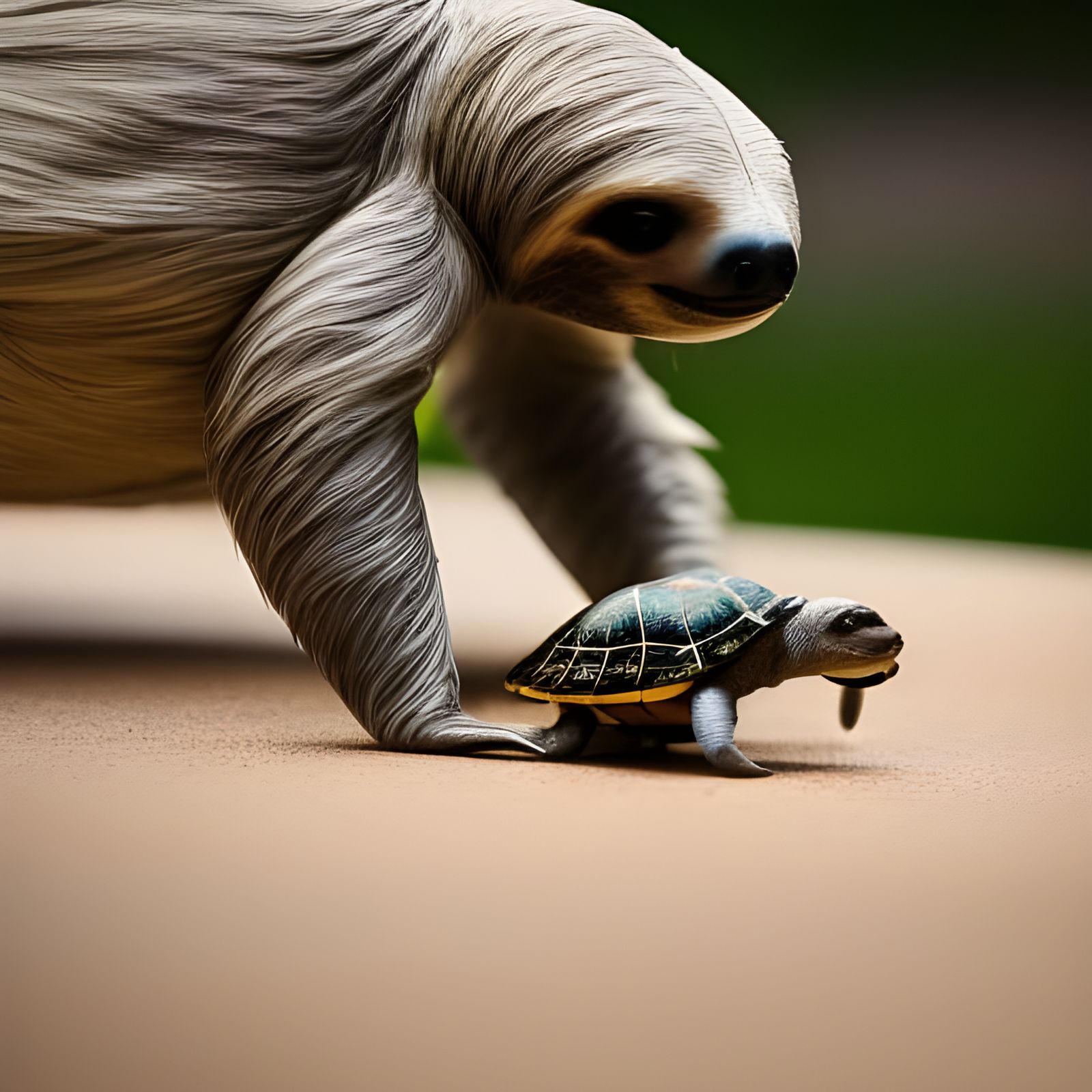 Sloth Versus Turtle: A Race to Remember