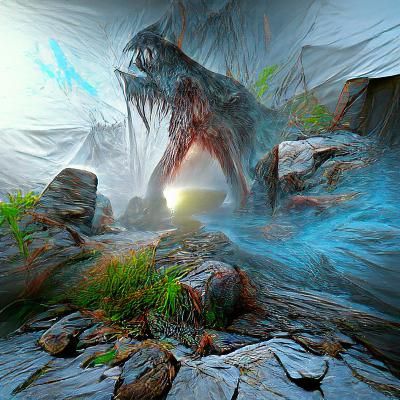 Screaming In Silence: 8K 3D Digital Illustration
