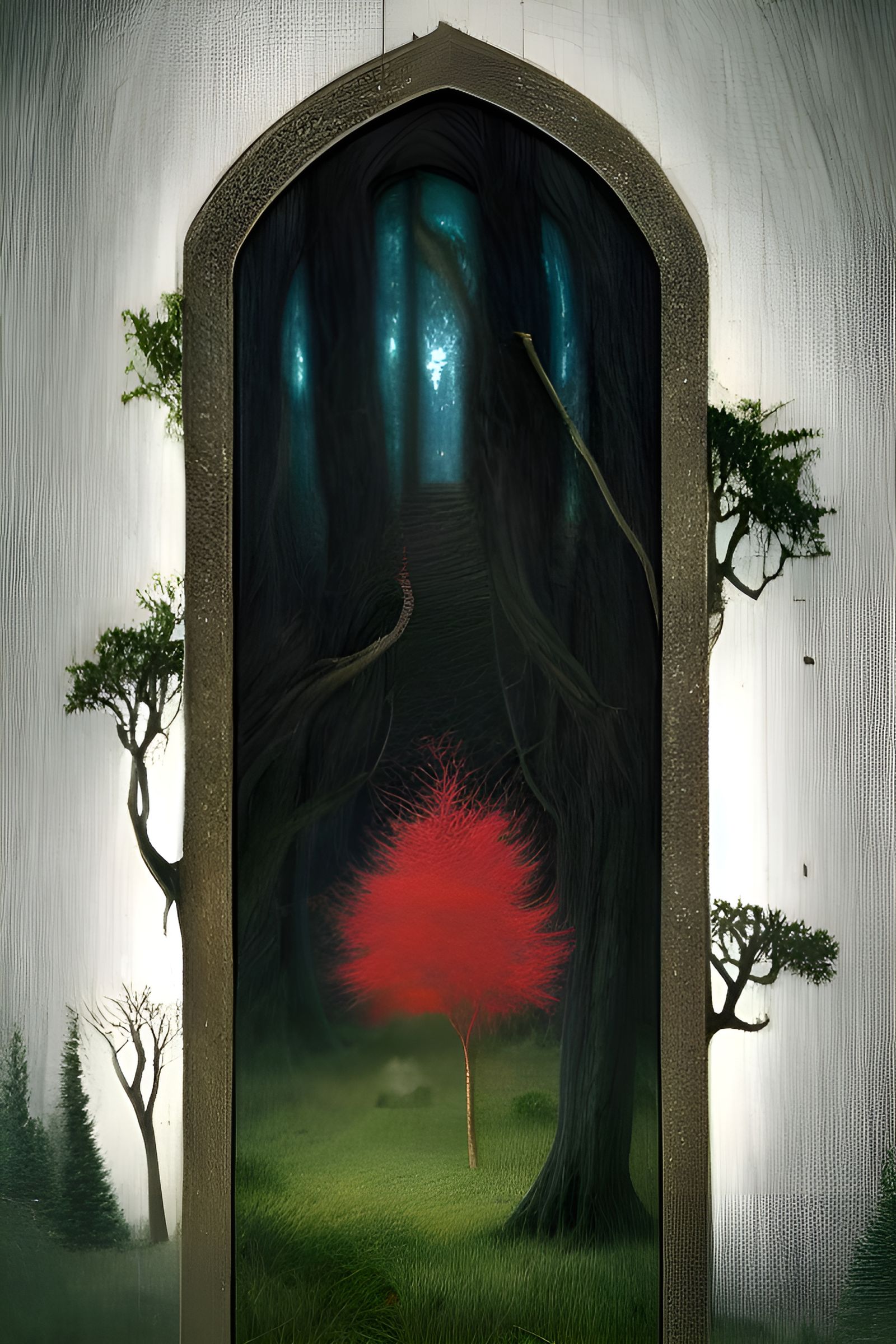 Magic Portal to Another Dimension, Surreal Digital Art