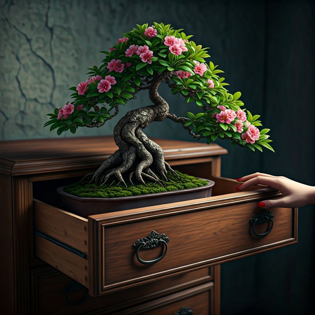 Bonsai in a drawer