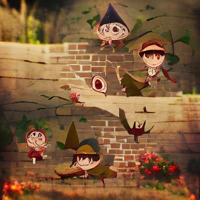 Over the Garden Wall Inspired Scene