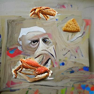 Cubist Crab: A Picasso-Inspired AI Creation
