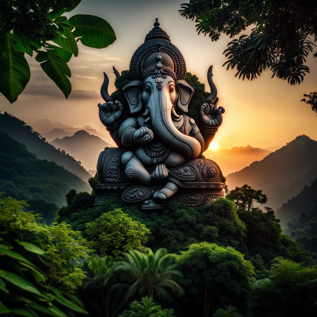 Night Cafe Challenges - No Theme its Ganpati Bappa