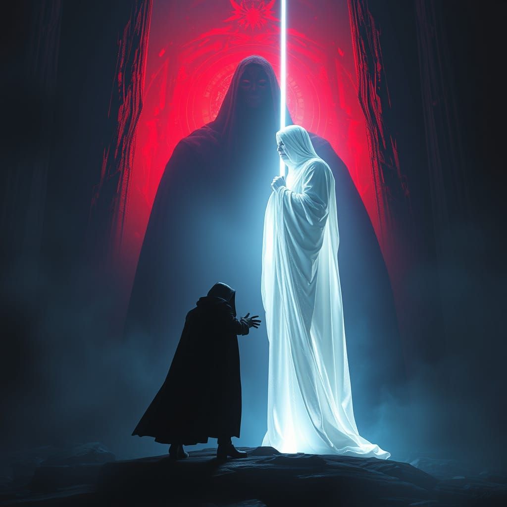 Light Versus Shadow in Futuristic Realm