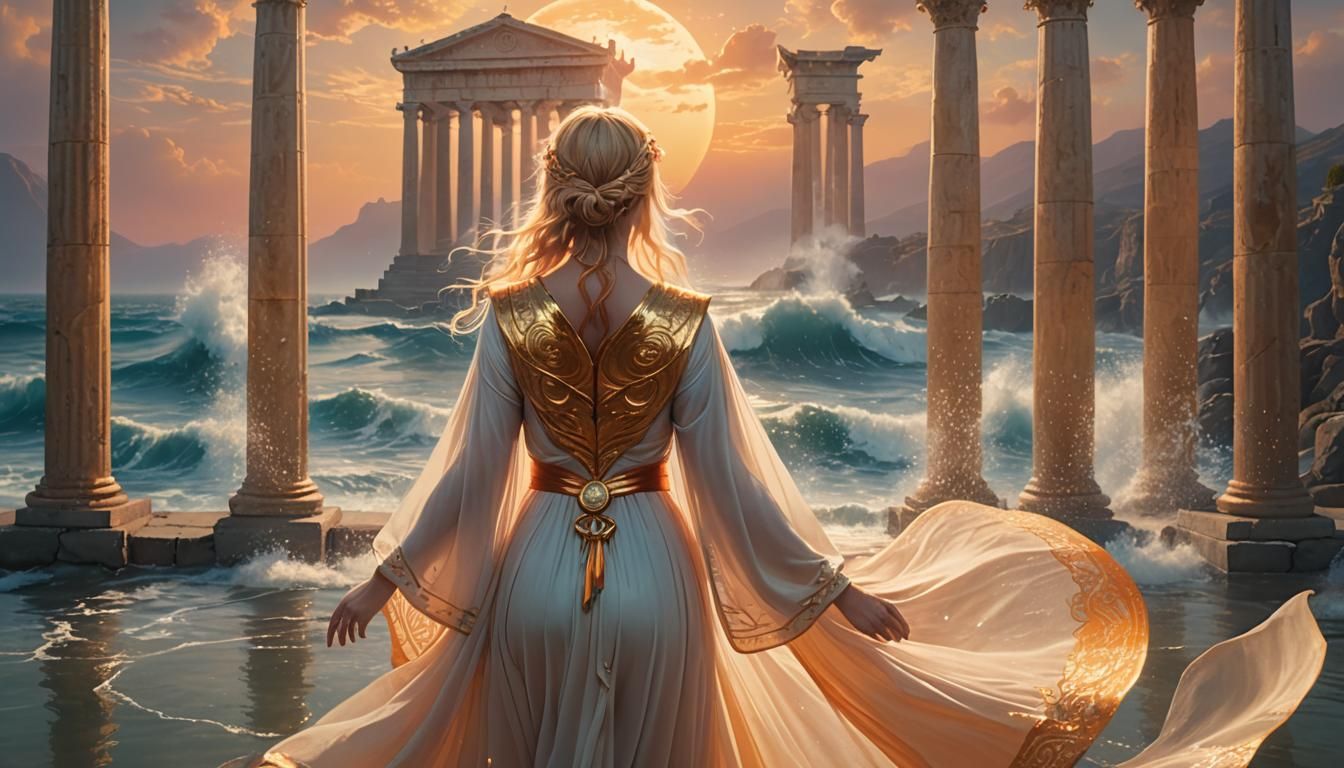 Sailor Venus in Ethereal Fantasy Setting